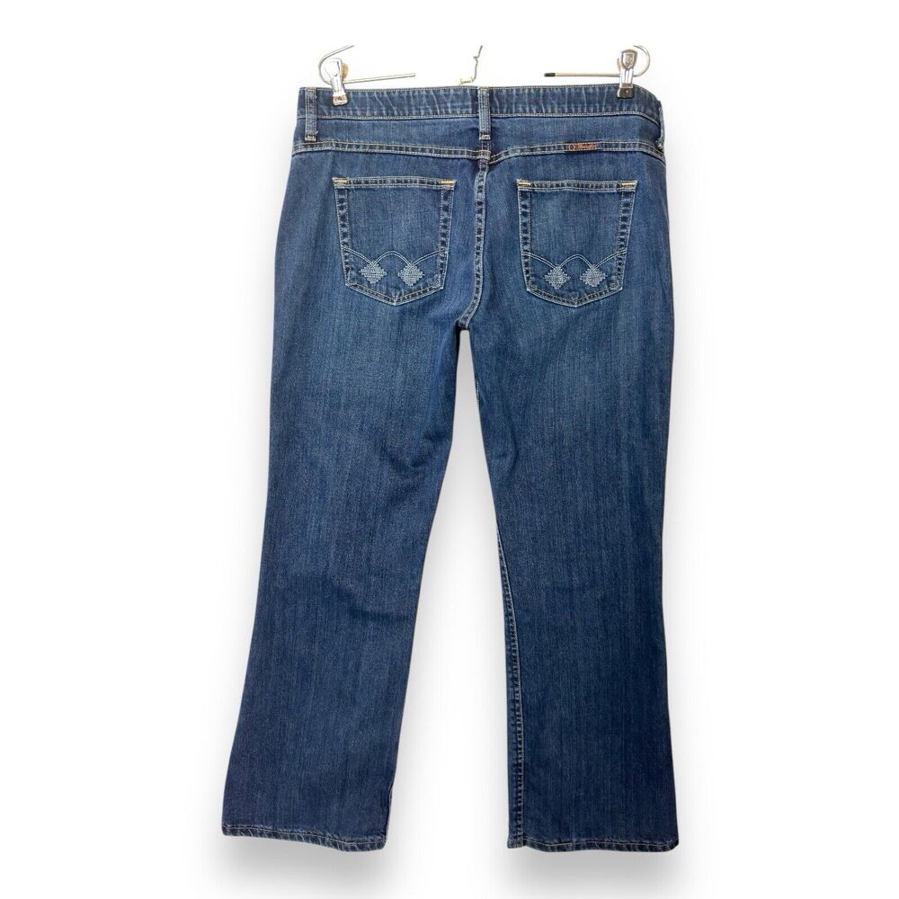 Wrangler Shiloh Bootcut Jeans Women 11/12x30 Dark Wash Comfort Waist
